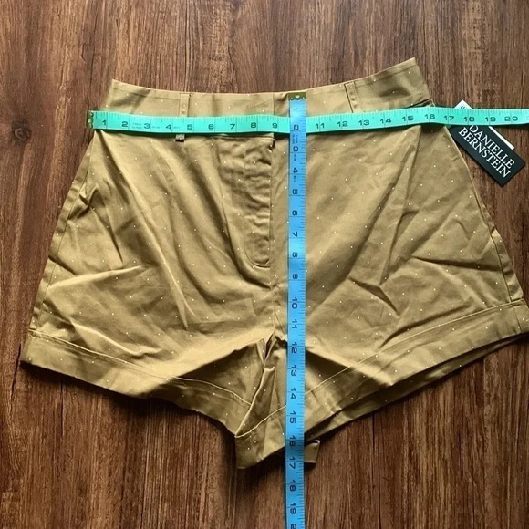 Macy’s x Danielle Bernstein Boyfriend Dress Shorts Polka Dot NWT - Picture 12 of 12